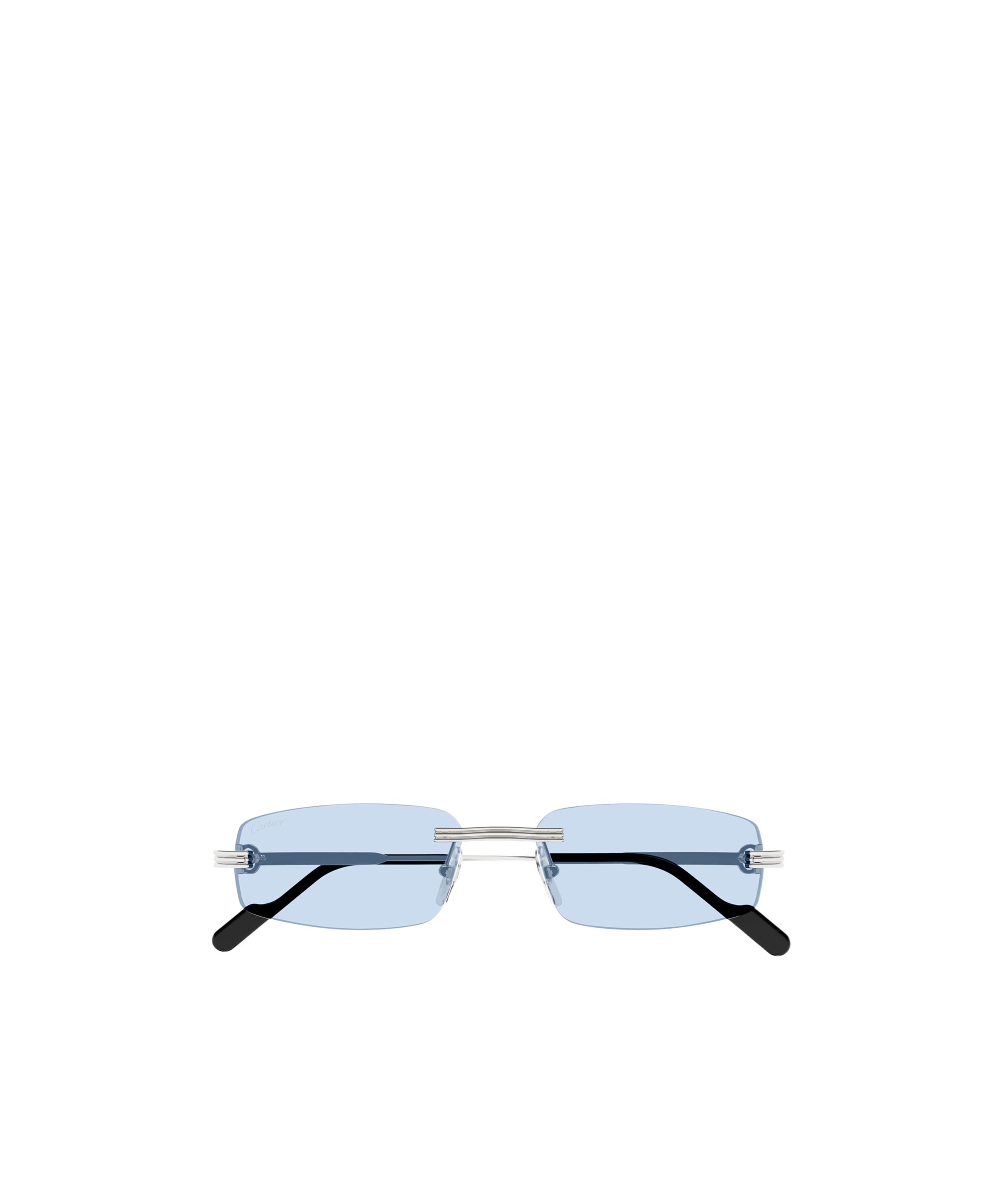 Cartier Rectangular Sunglasses In Blue