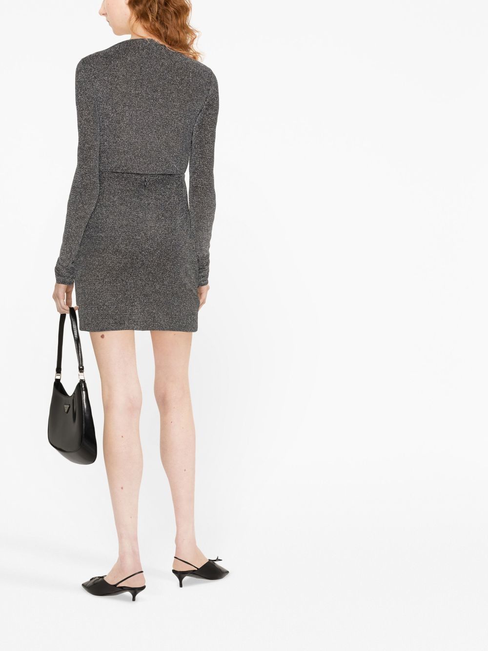 Isabel Marant Étoile Ruched-neck Knitted Top In Black
