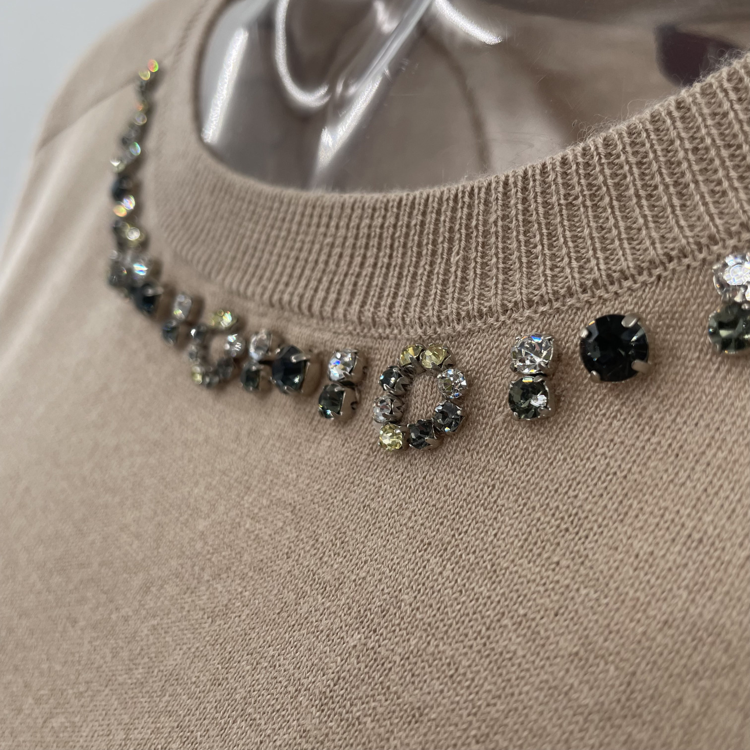 Max Mara Round Neck Sweater In Brown