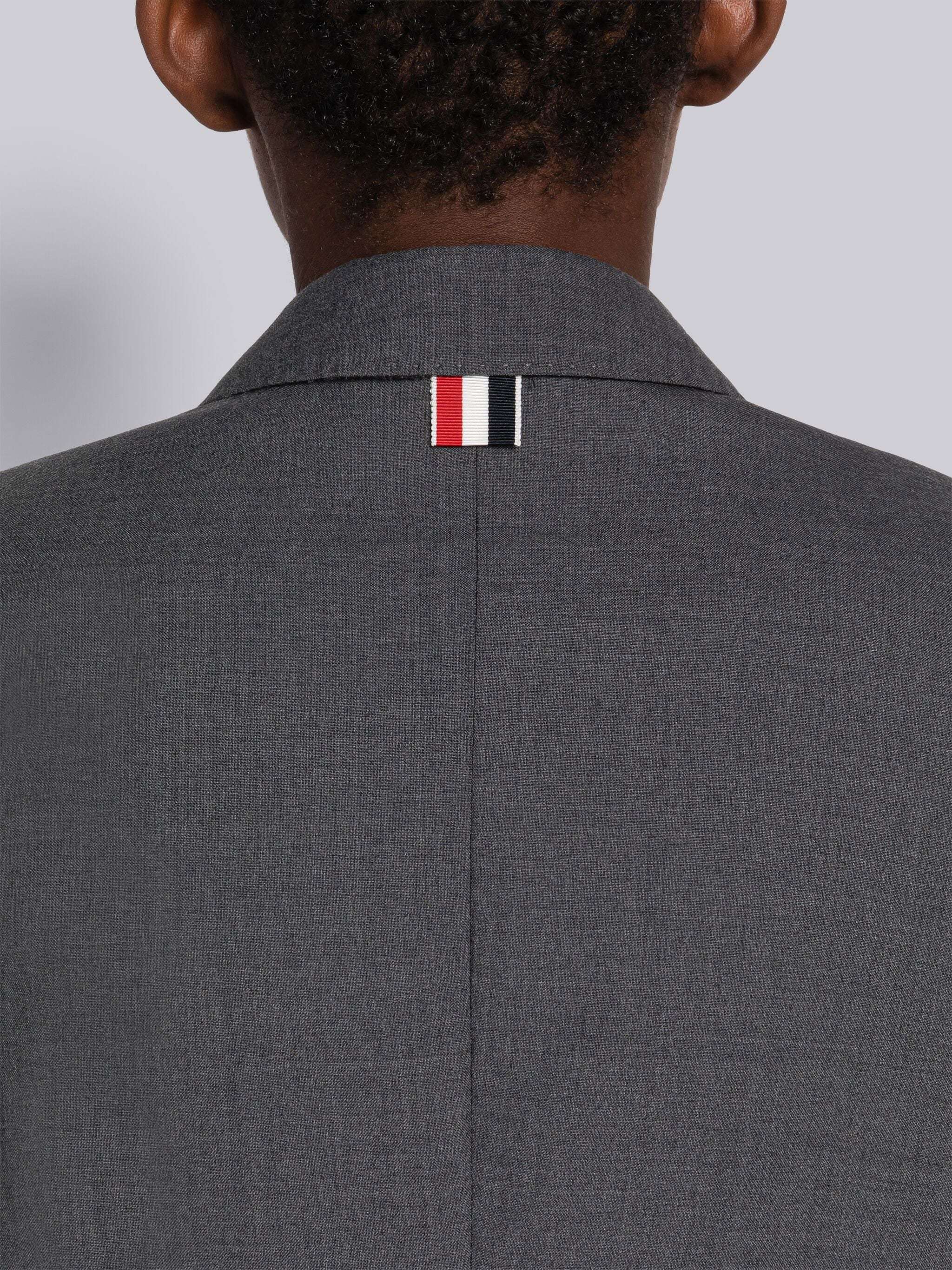 Thom Browne 4-bar Stripe Wool Blazer In Black