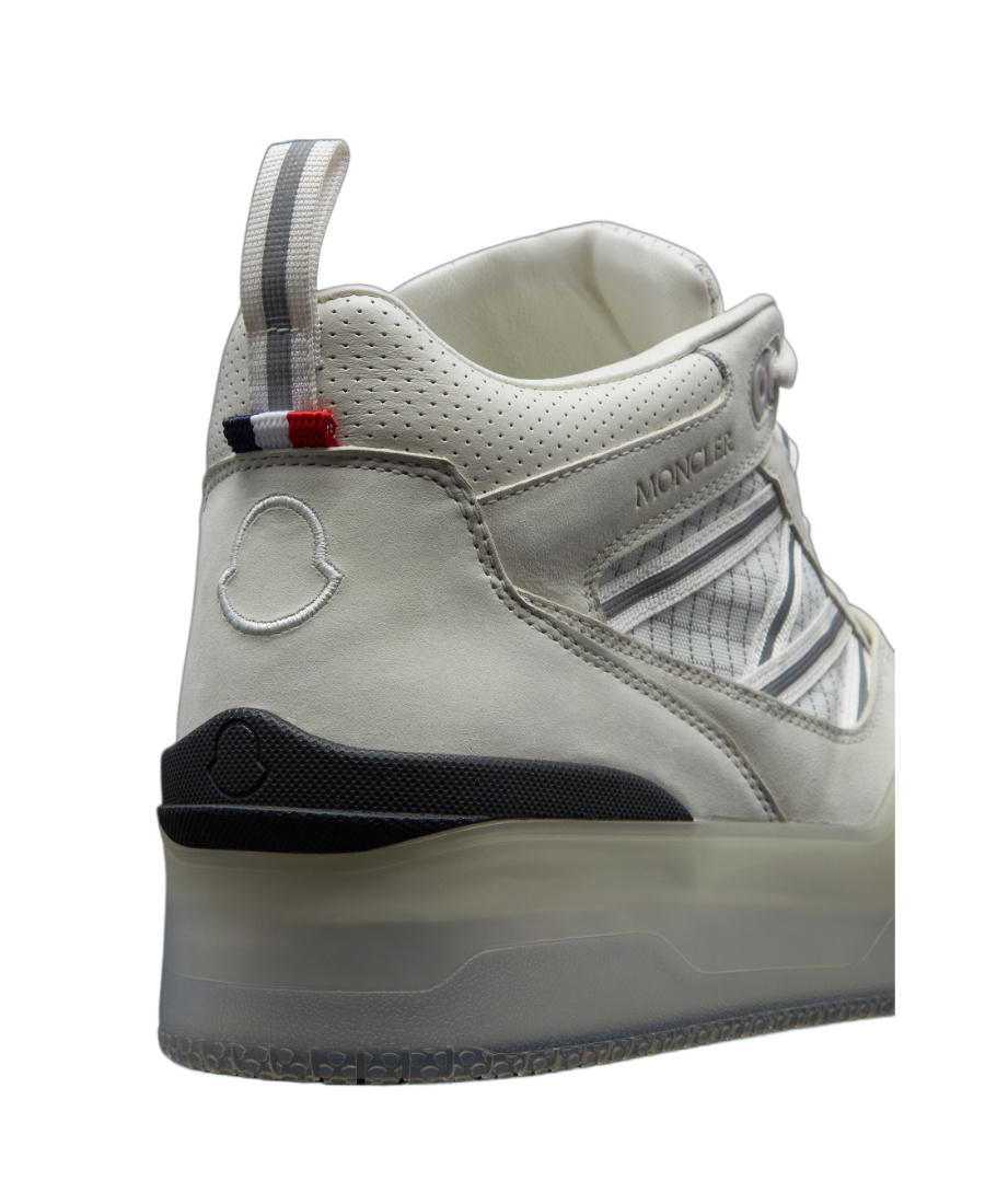 Moncler Pivot High-top Sneakers In White