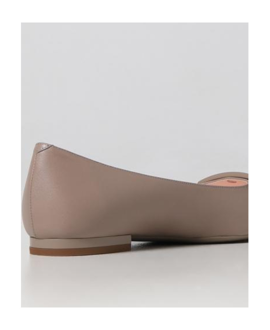 Roger Vivier Gomettine Ballet Shoes In Nude