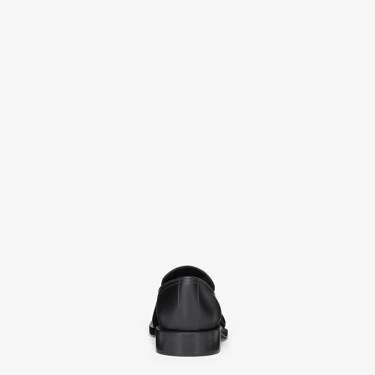Fendi Ff Baguette-motif Loafers In Black