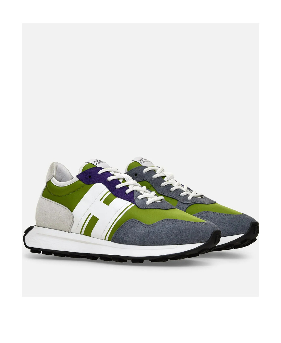 Hogan Logo Panelled Sneakers In Multi