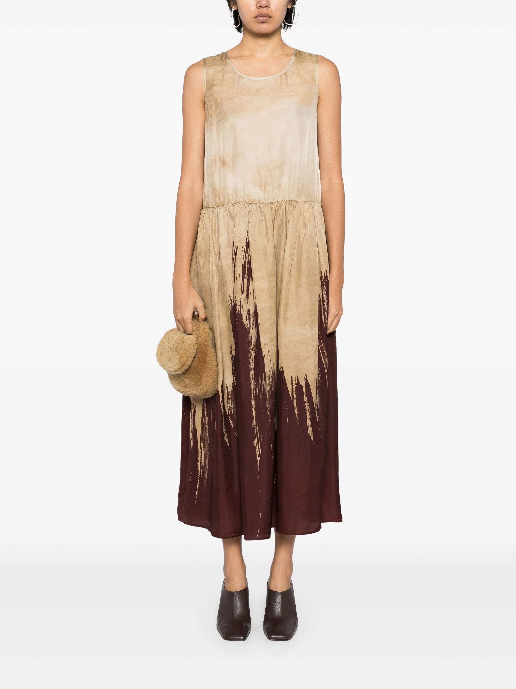 Uma Wang Moulay.d129 Ardal Dress In Nude