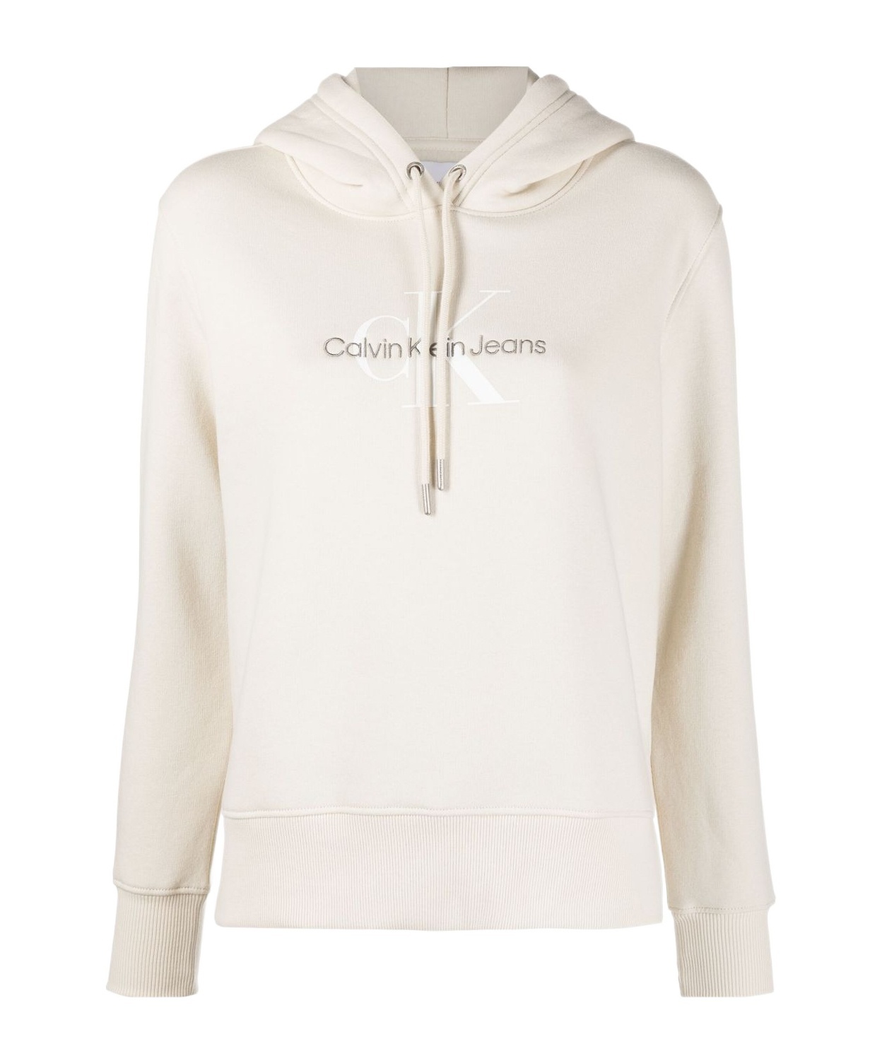 Shop Calvin Klein Long-sleeved Sweater In White