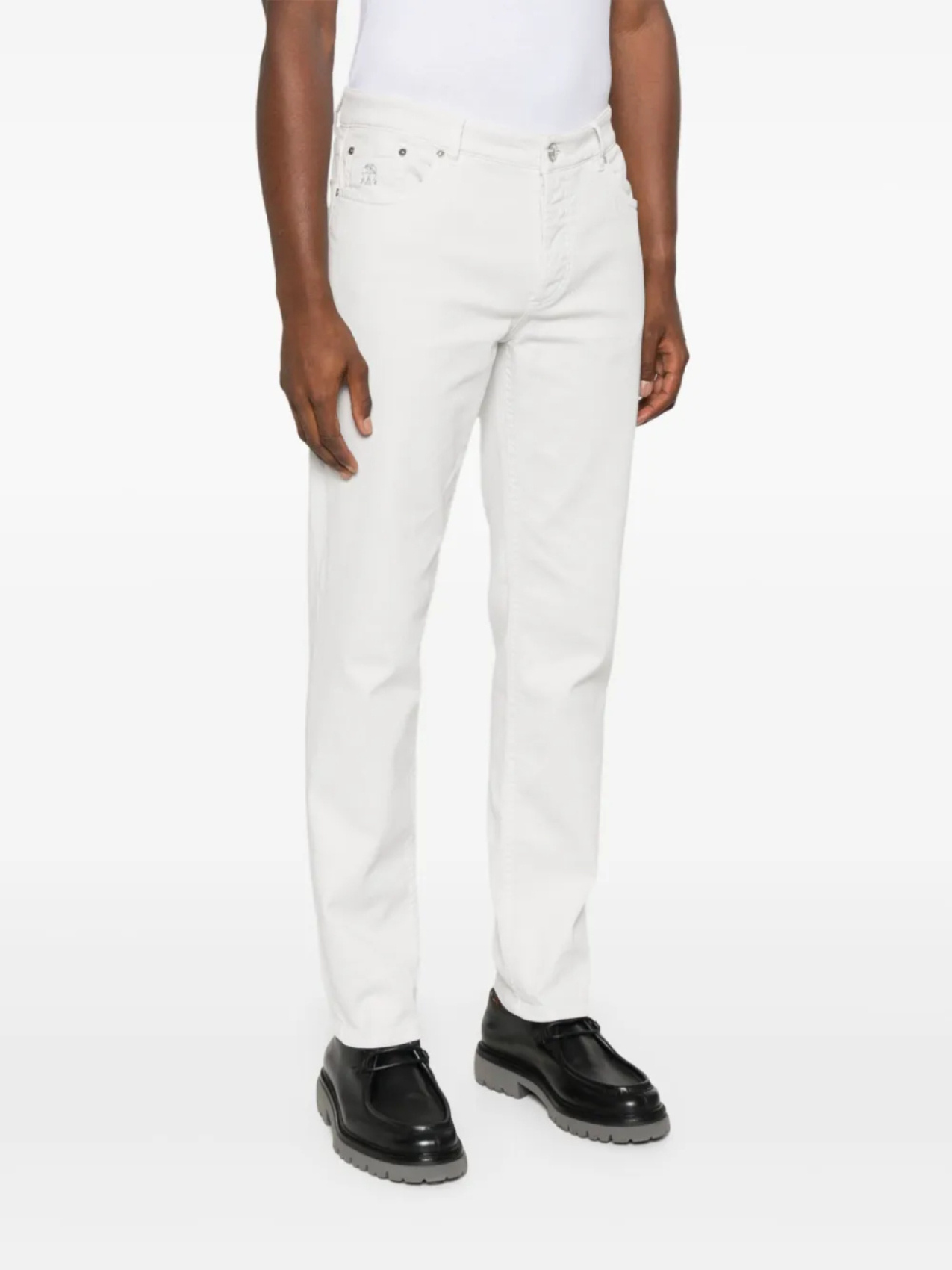 Brunello Cucinelli Straight-cut Trousers With Multiple Pockets