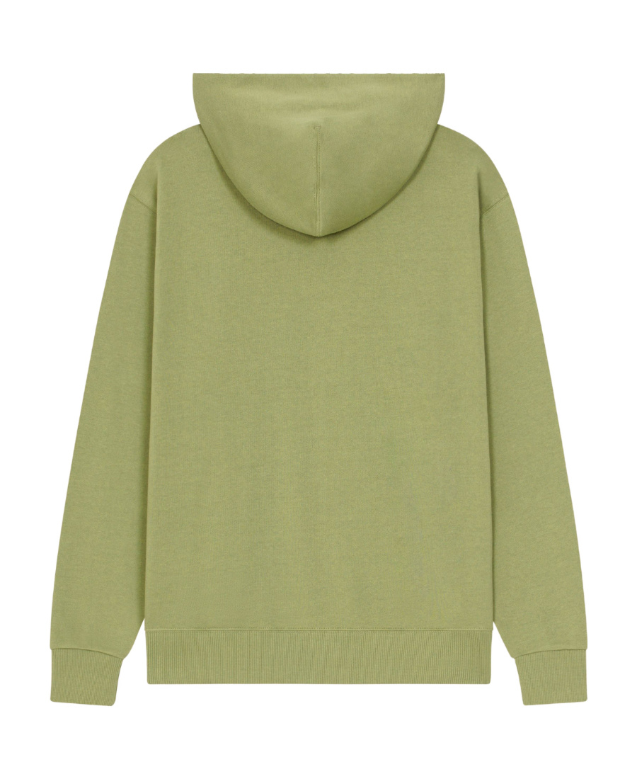 Kenzo Hooded Zipped 'boke Flower' Crest Jumper In Green
