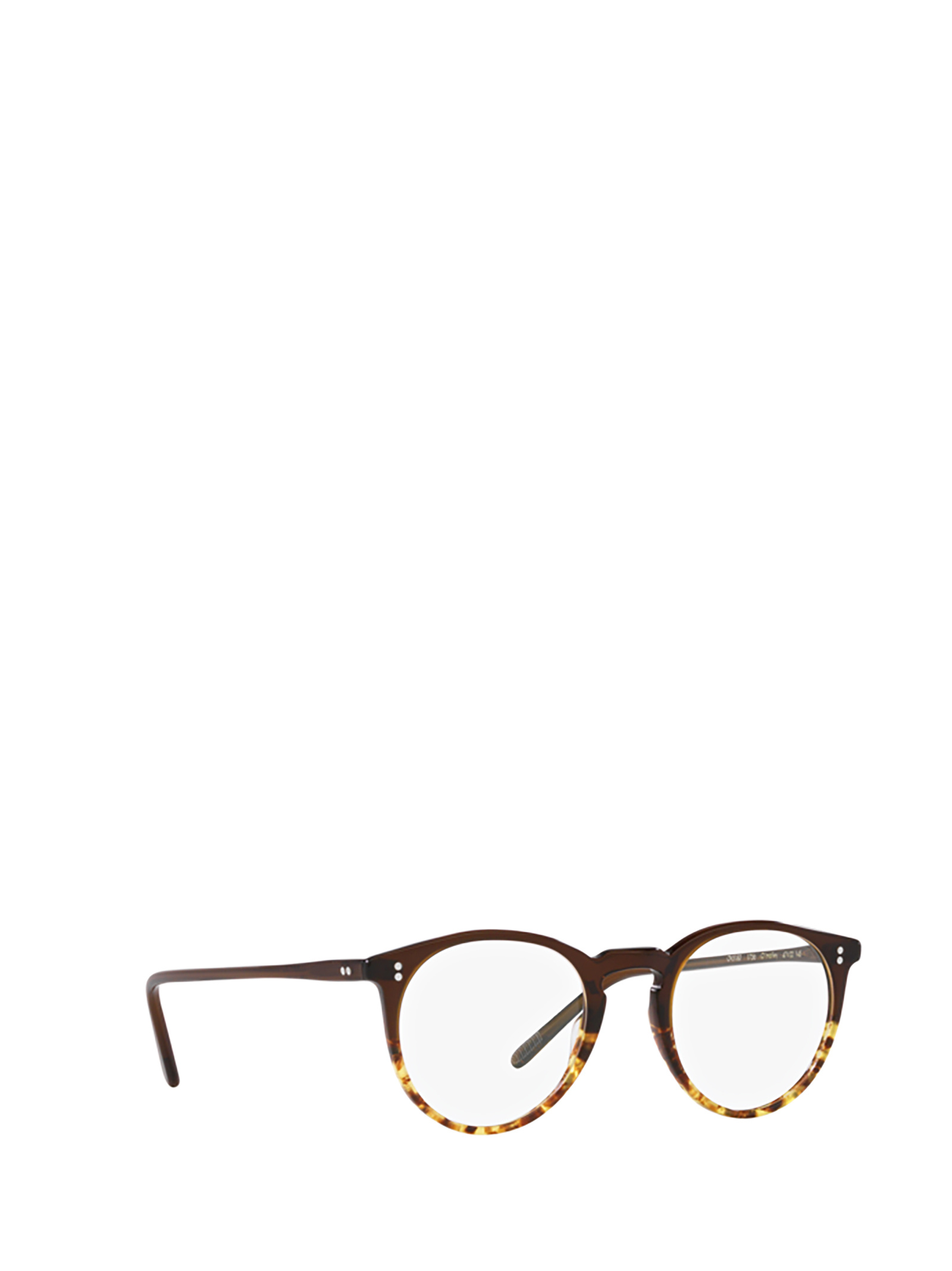 Shop Oliver Peoples Round-frame Glasses In White