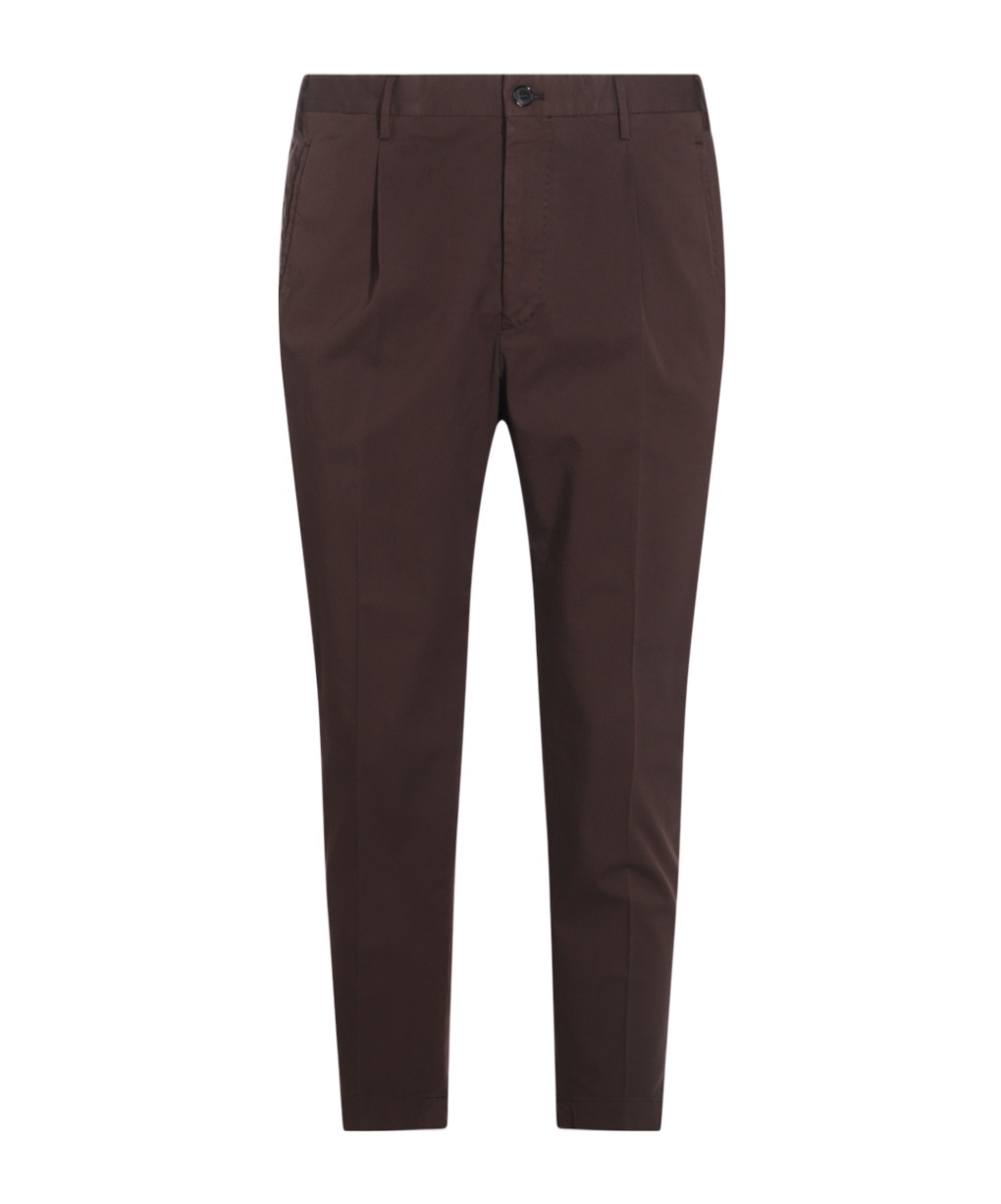 Incotex Belt-loop Casual Pants In Black