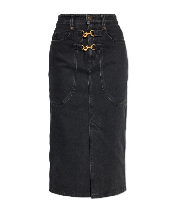 Isabel Marant Belt Loop Skirt In Black