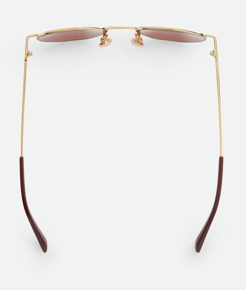Bottega Veneta Panthos Sunglasses In Brown