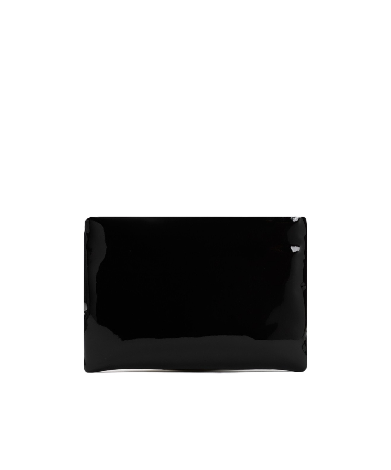 Saint Laurent Men Patent Leather Pouch In Black