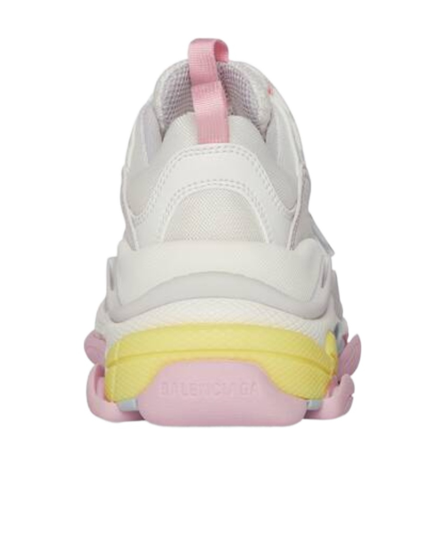 Balenciaga Triple S Sneakers - Women's - Fabric/polyurethane/rubberpolyurethane In White