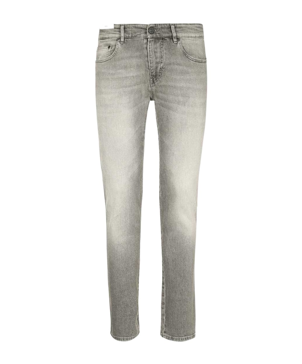 Pt Torino Logo Jeans In Gray