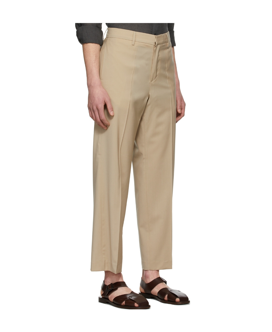 BARENA VENEZIA CROPPED STRAIGHT-LEG TROUSERS 