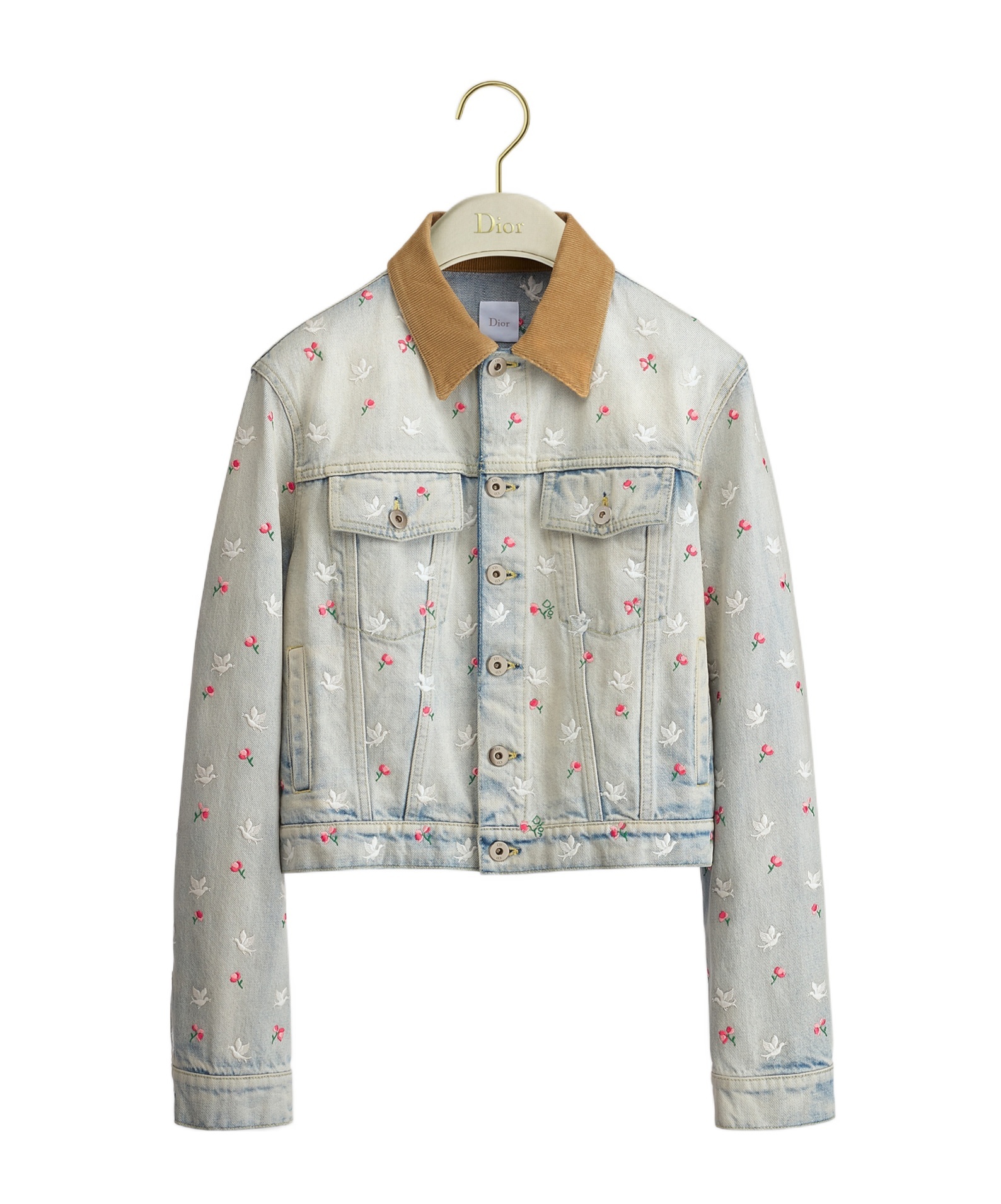 Dior Long-sleeved Casual Jacket In Blue