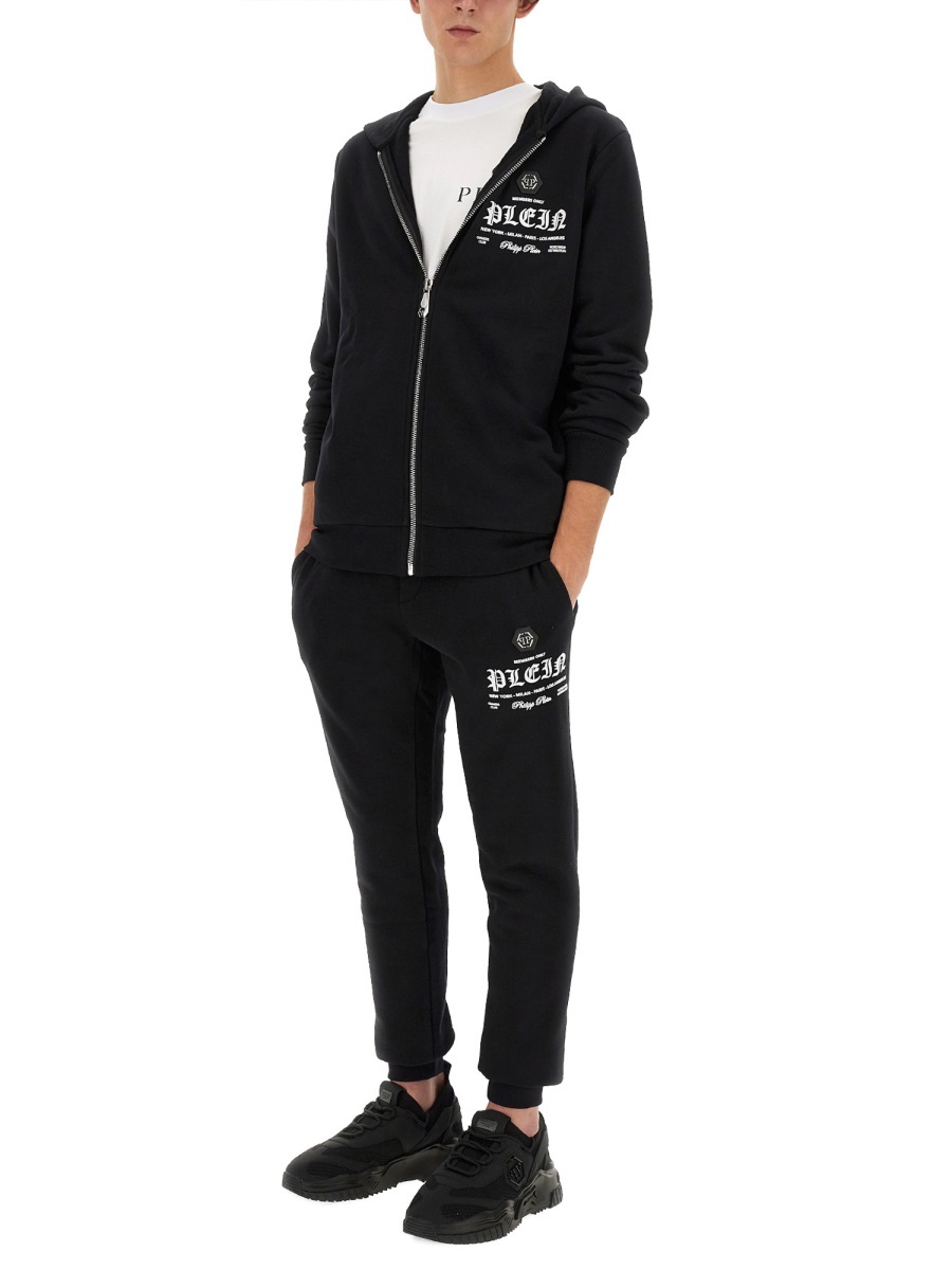 Philipp Plein Men's Sweatshirt With Logo In Black
