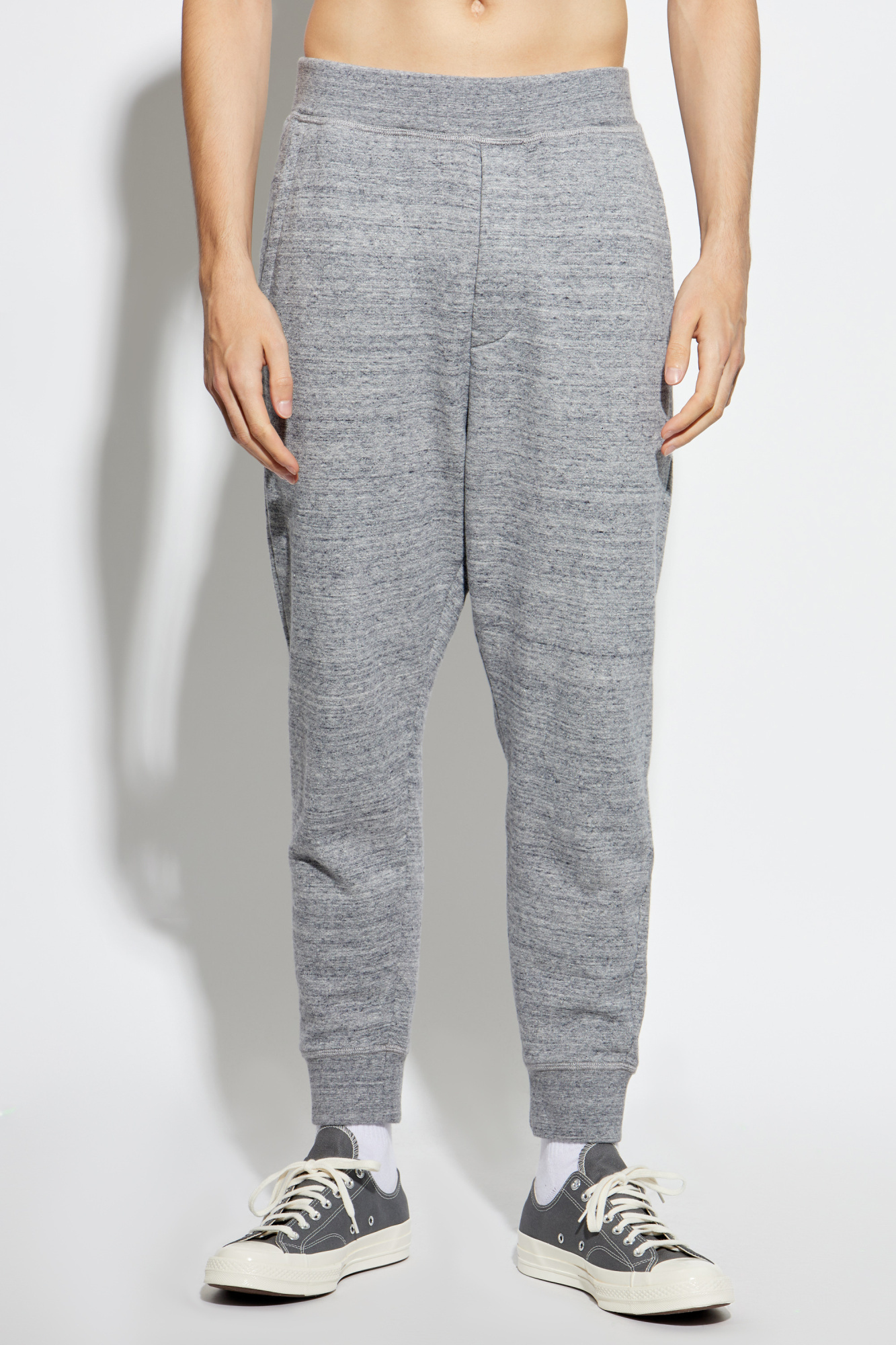 Dsquared2 Logo-print Track Pants In Gray