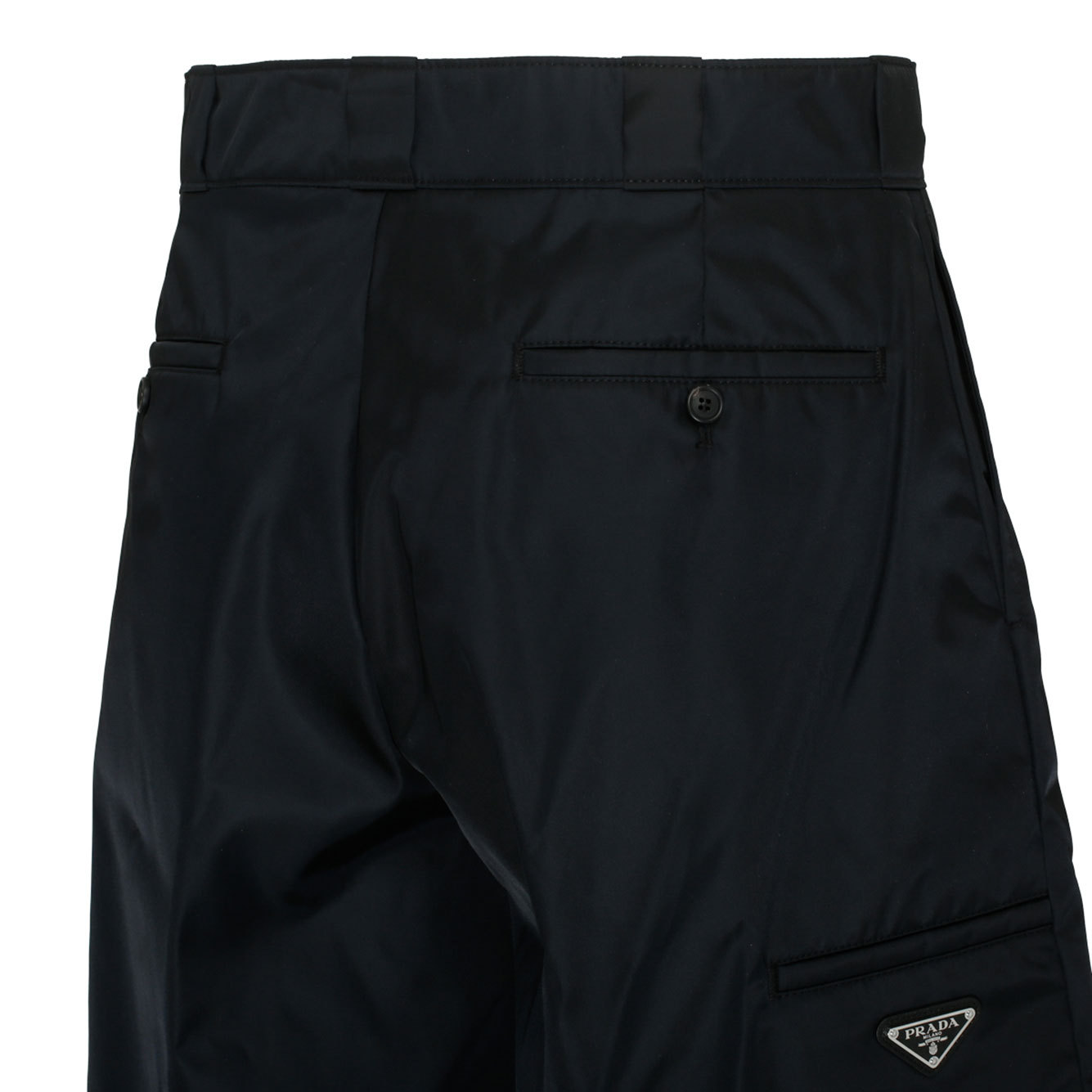 Prada Logo Shorts In Black