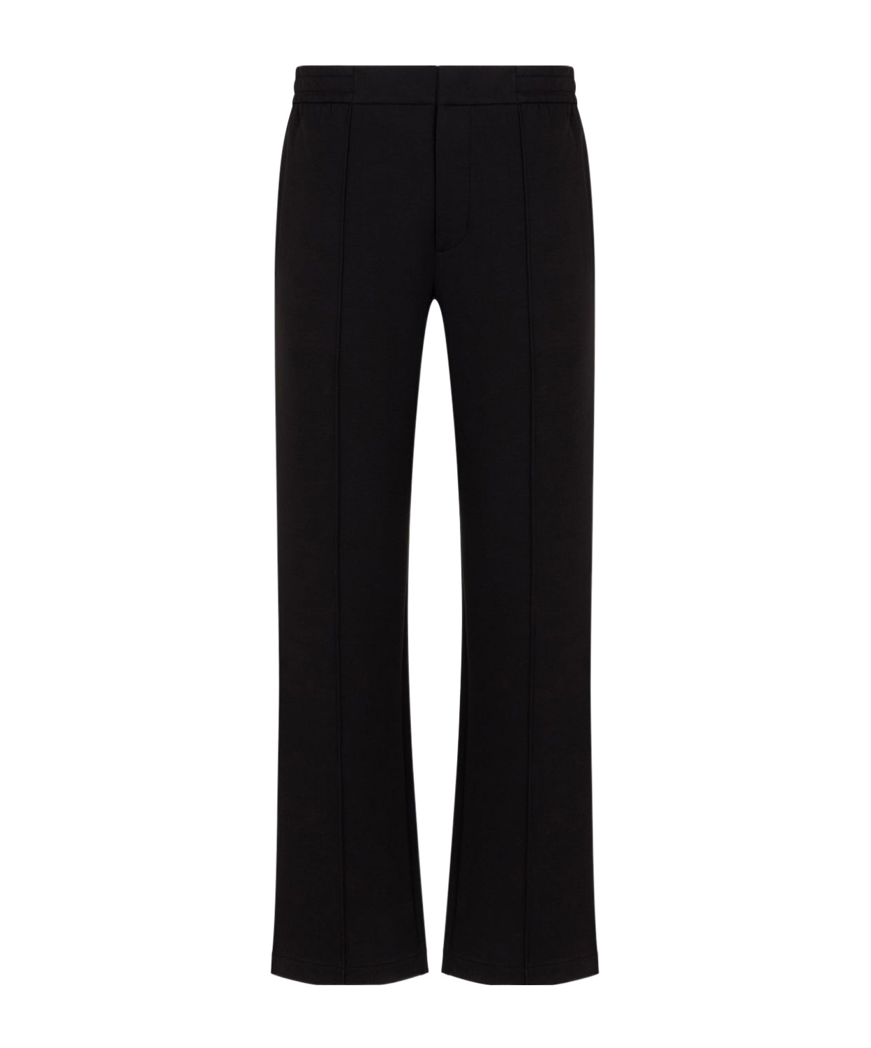 EMPORIO ARMANI DOUBLE-JERSEY CREASED TROUSERS