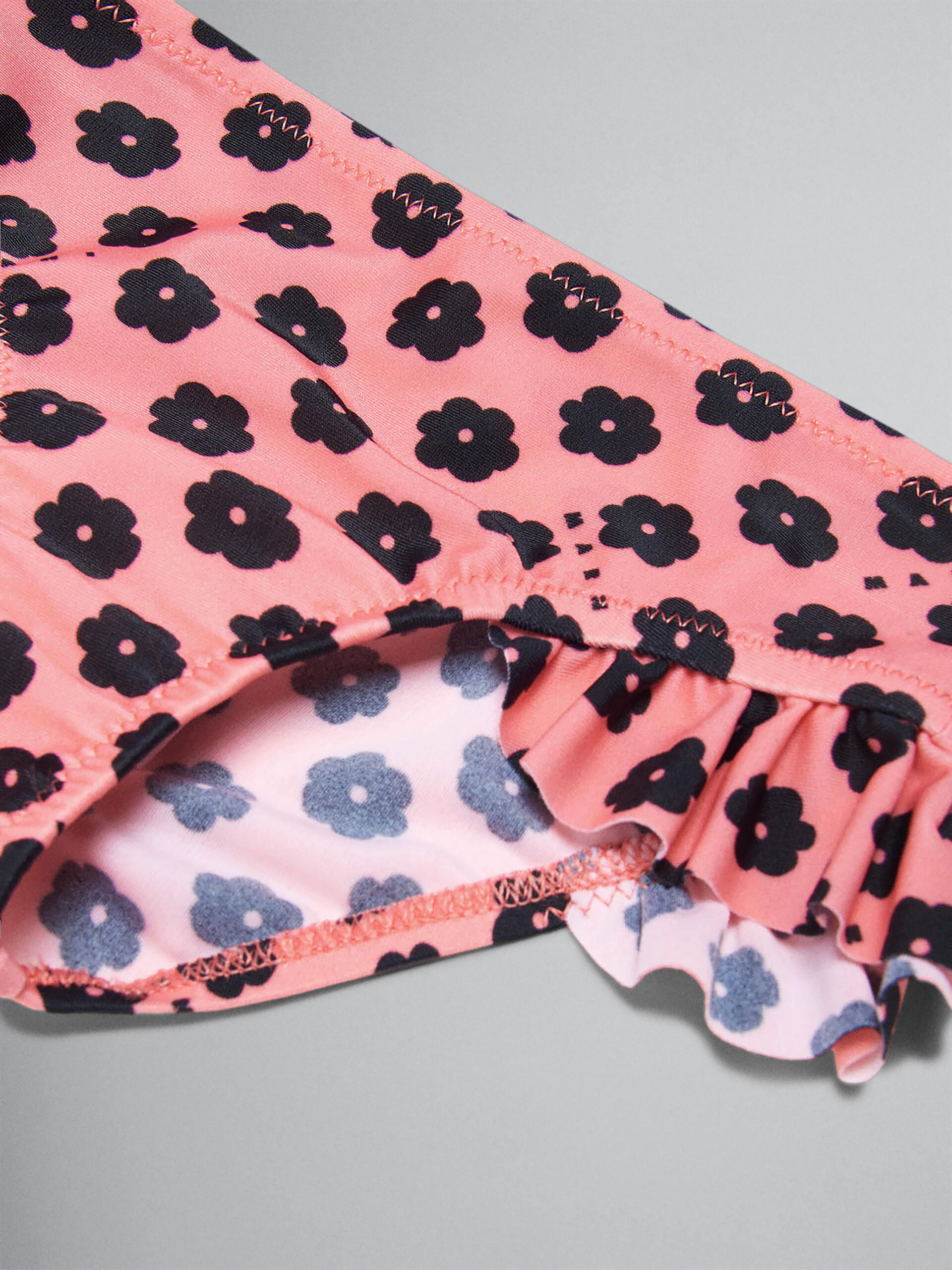Marni Floral-print Bikini Bottom In Pink