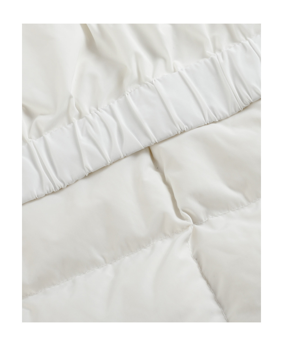 Liuregali 3m Reflective Velcro Can Replace Collar And Hat Down Jacket In White