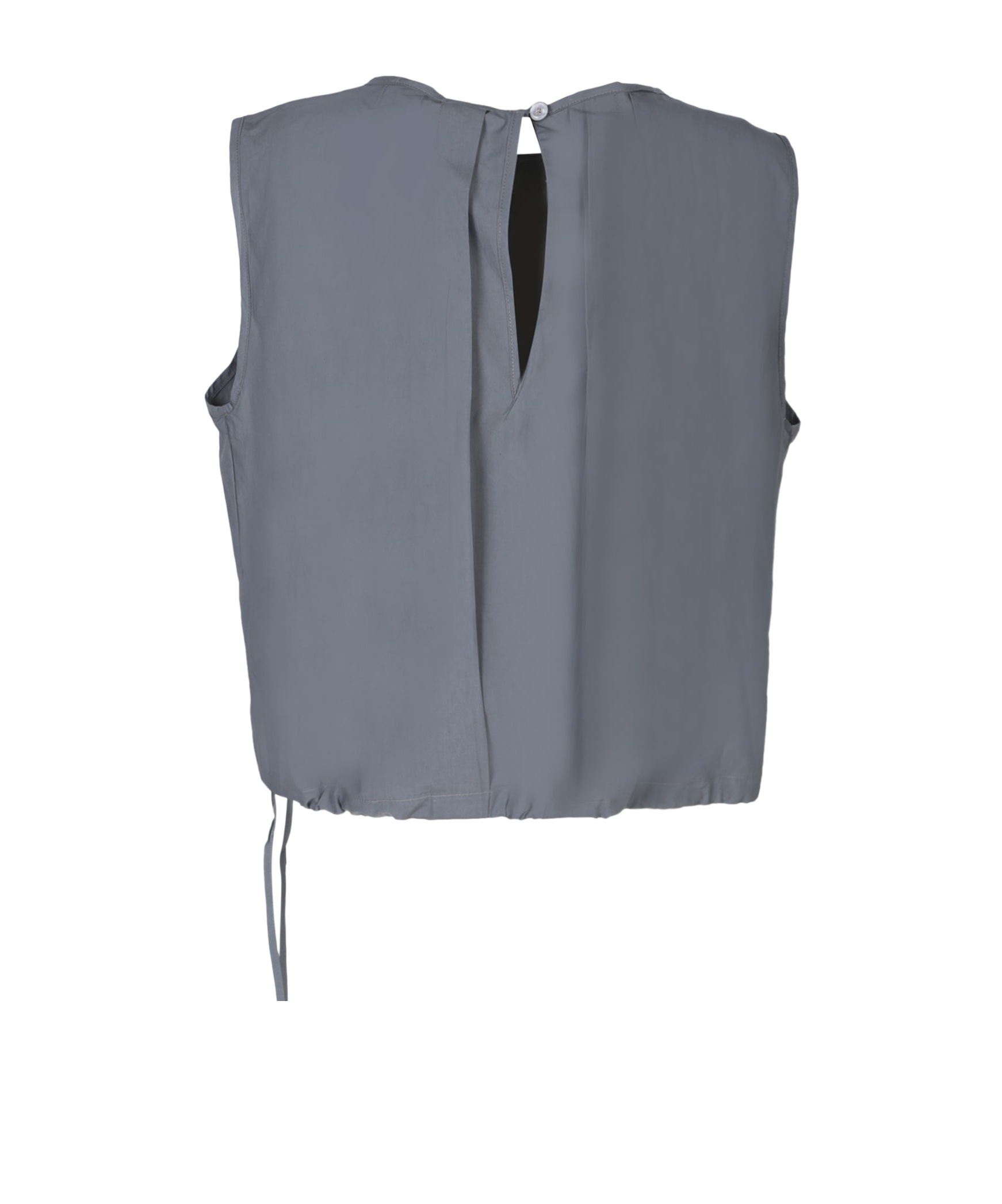Moorer Ervisa Cropped Top In Grey