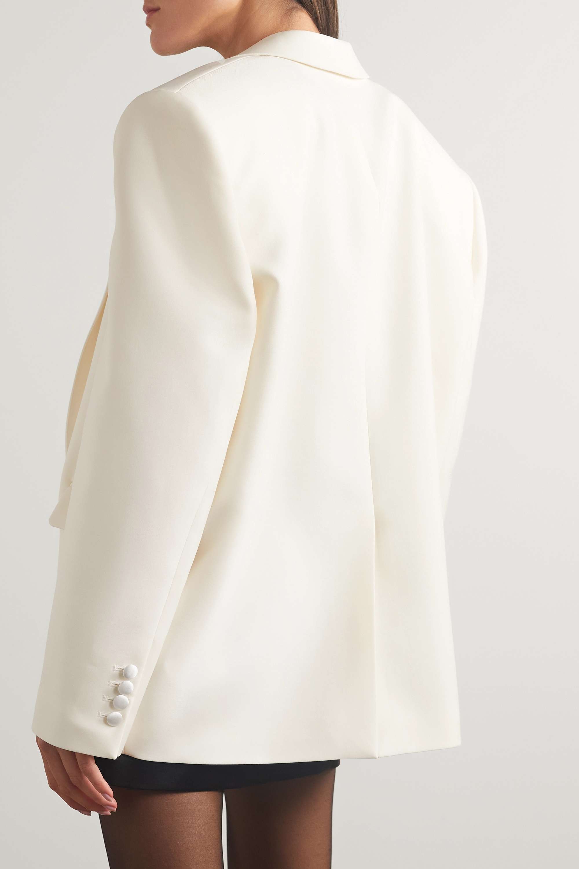Magda Butrym Long Sleeved Suit Jacket In White