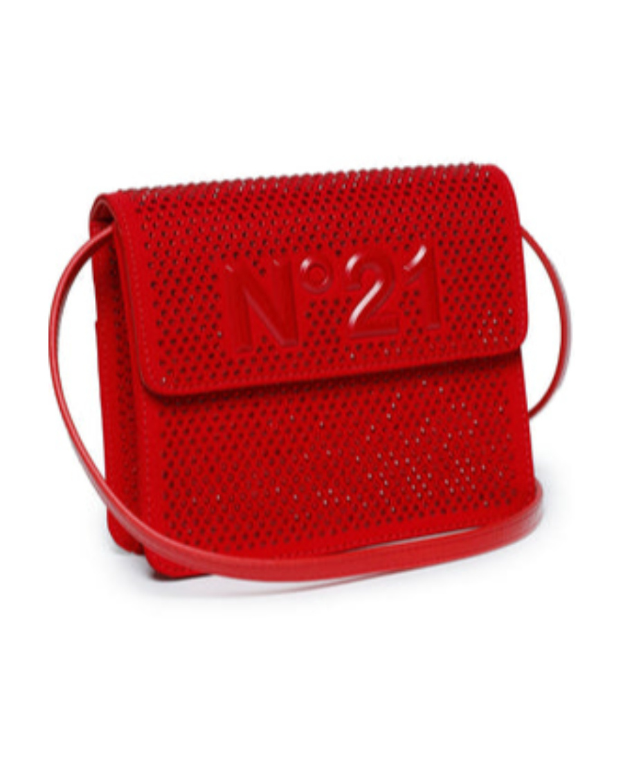 N°21 STUD-EMBELLISHED SHOULDER BAG