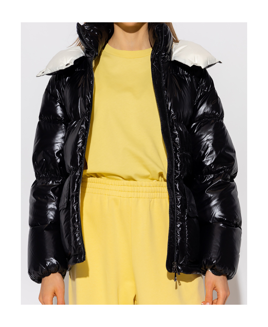 Moncler High-neck Puffer Jacket In Black