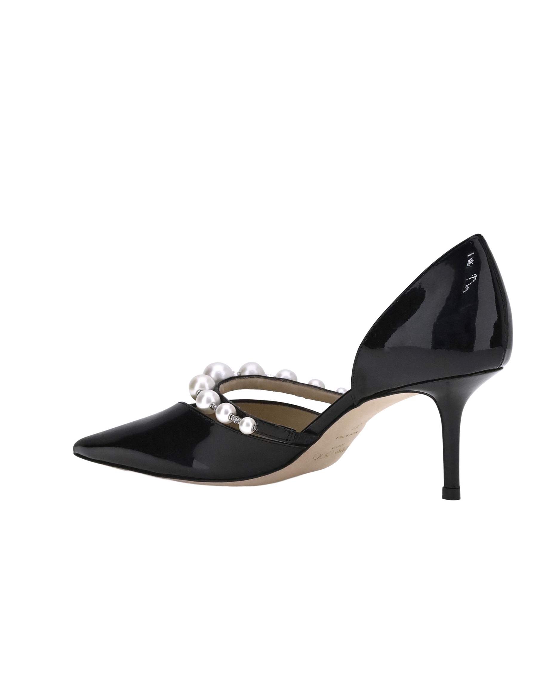 Jimmy Choo Aurelie 65 Patent Leather Pumps With Applied Pearls