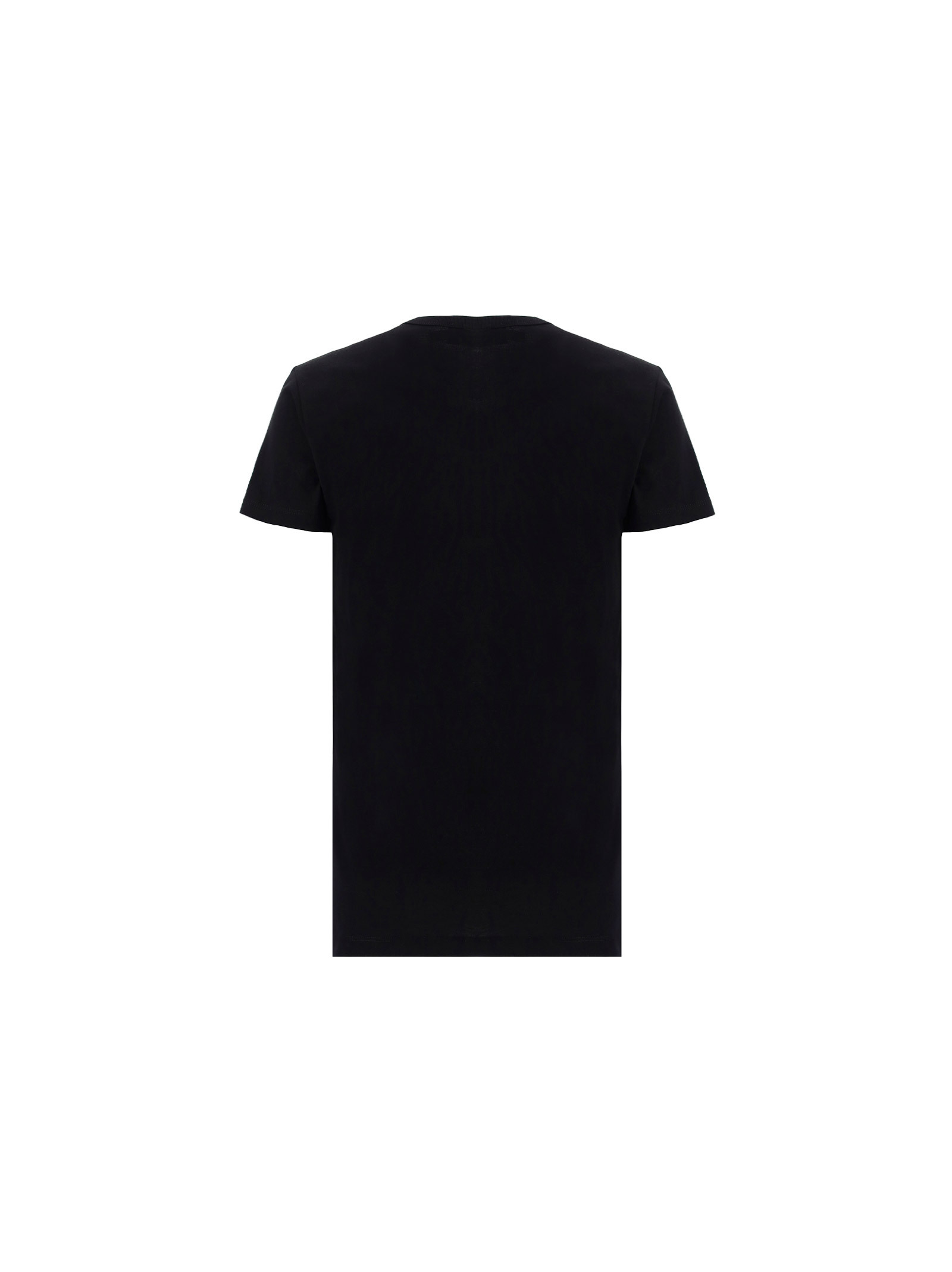 Moschino Logo-detail Short-sleeved T-shirt In Black