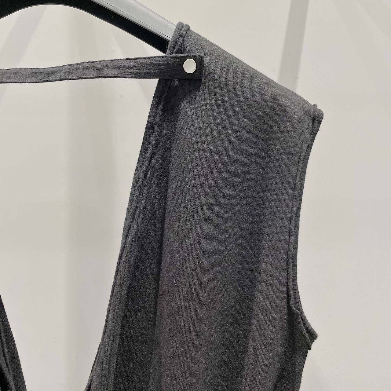 Rick Owens Drkshdw V-neck Short Playsuit In Black
