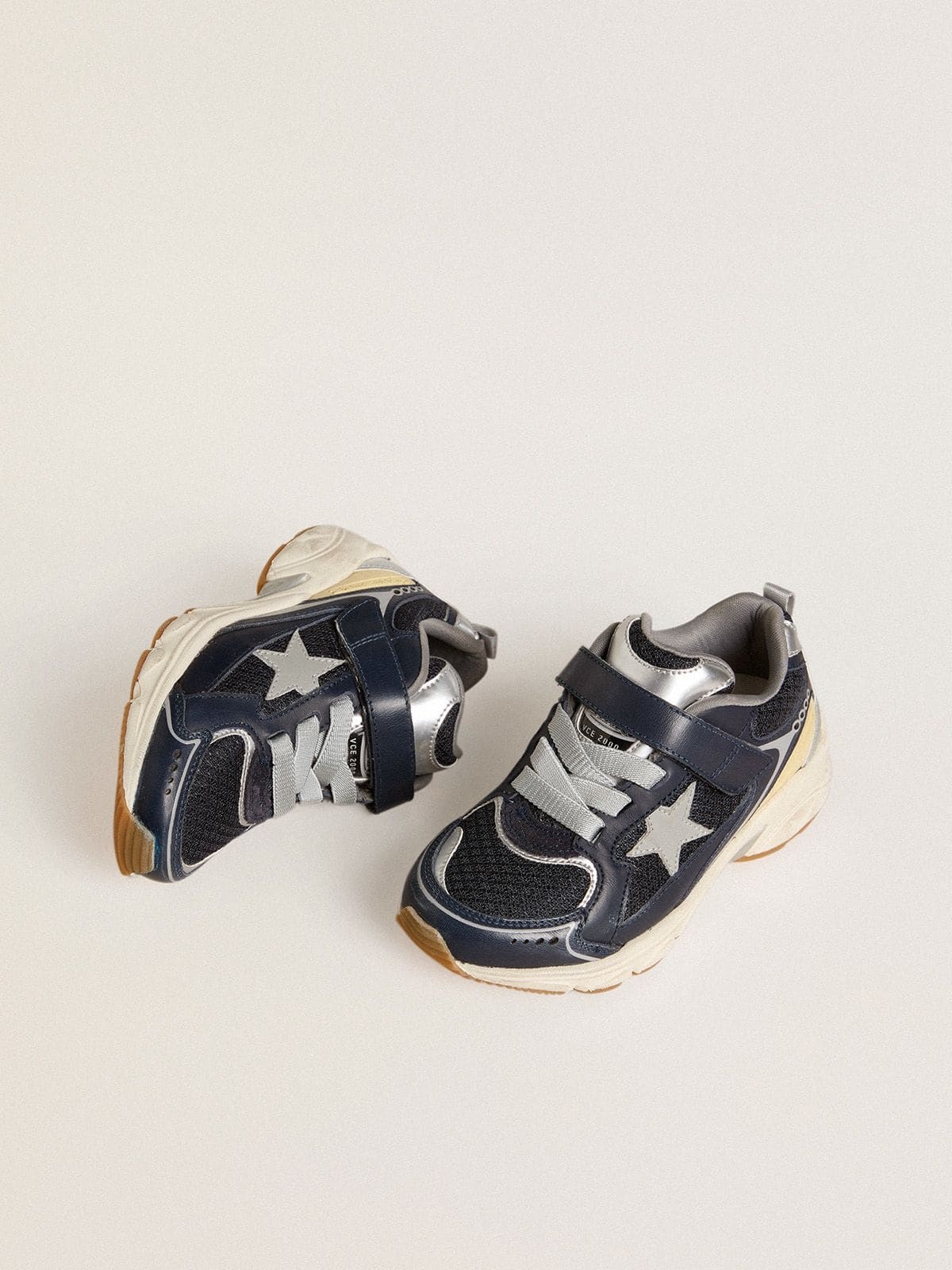 Golden Goose Kids Young Lightstar Sneakers In Multi