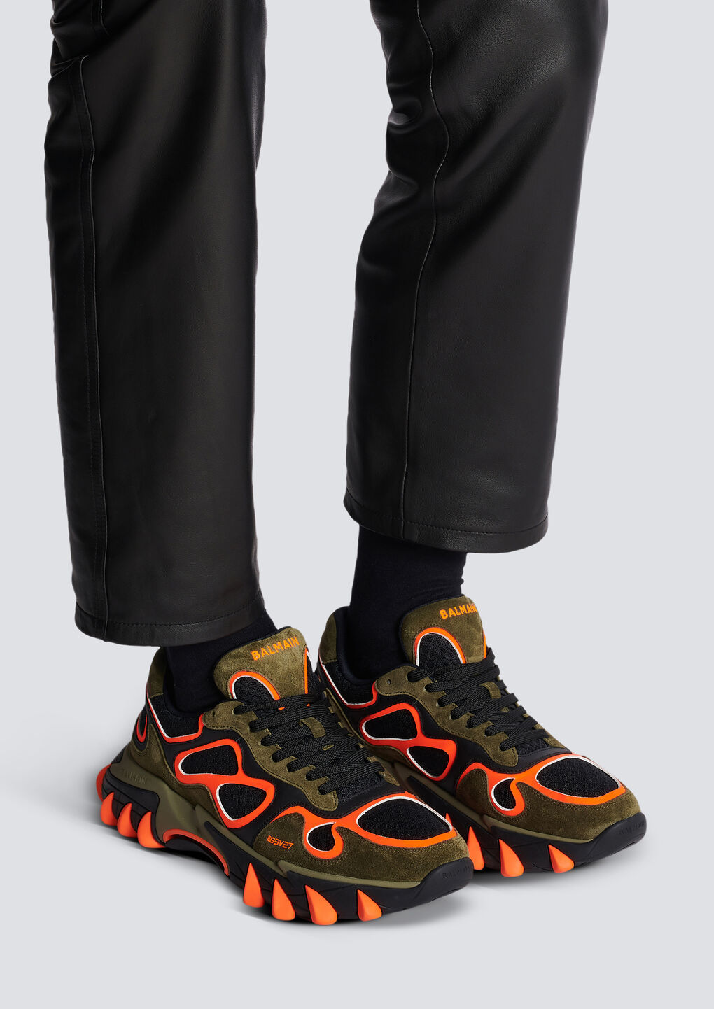 Balmain B-east Chunky Sneakers In Black