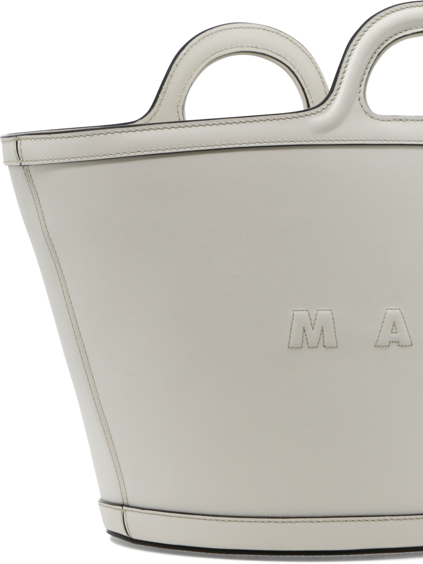 Marni Large Tropicalia Tote Bag In White