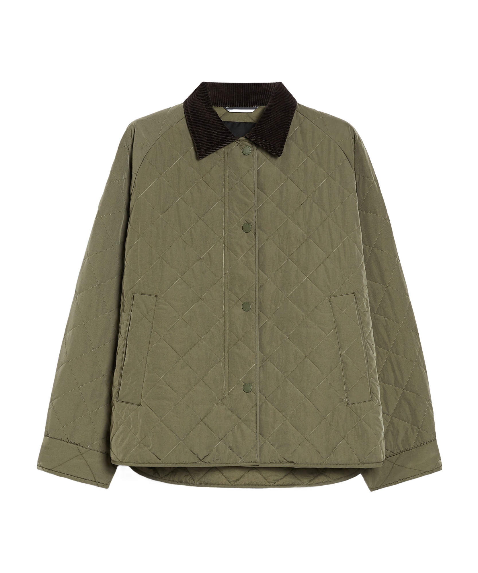 Weekend Max Mara Long-sleeved Cotton Clothes In Green