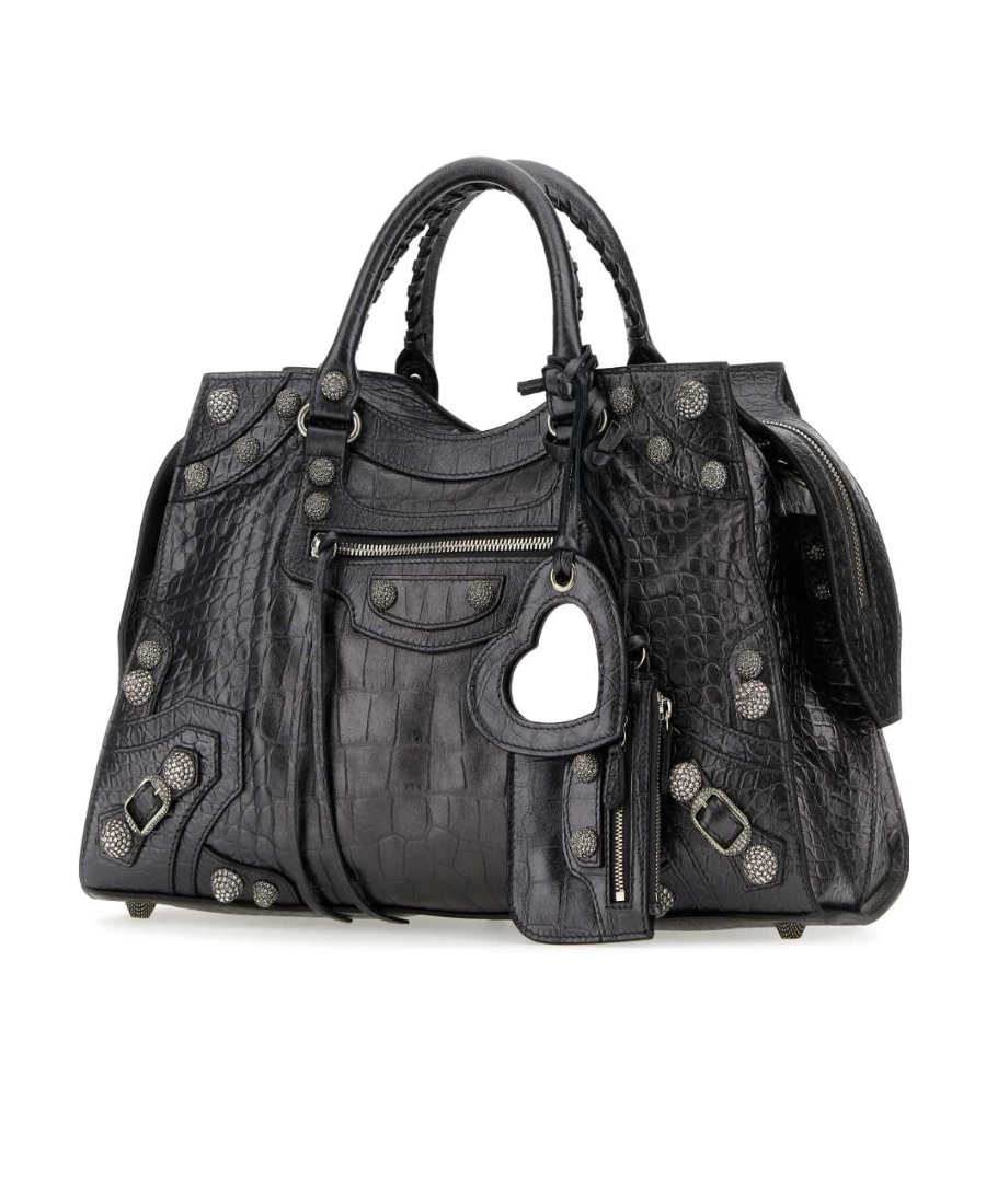 Balenciaga Neo Cagole City Handbag In Black