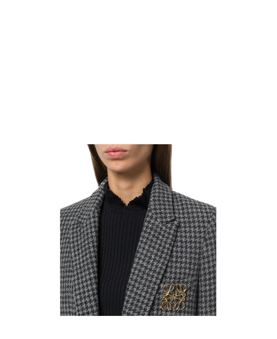 LOEWE LOEWE ANAGRAM PIN BROOCH