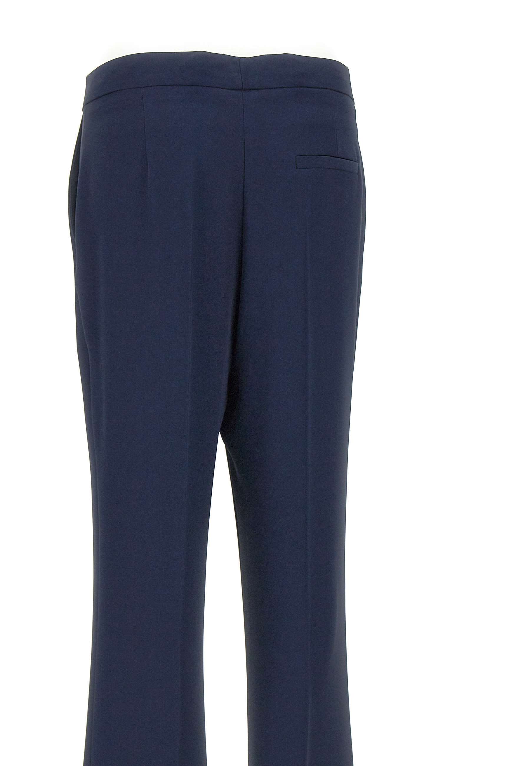 Kaos Tailored Straight-leg Trousers In Blue
