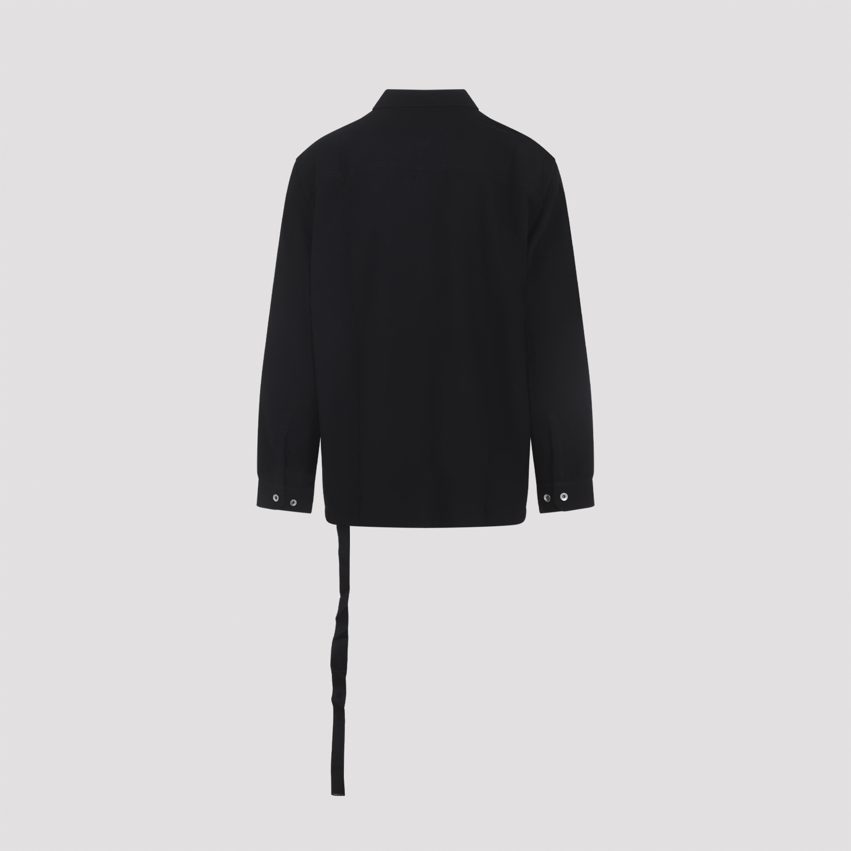 Rick Owens Drkshdw Oversized Shirt With Chest Pockets And Long Sleeves In Black