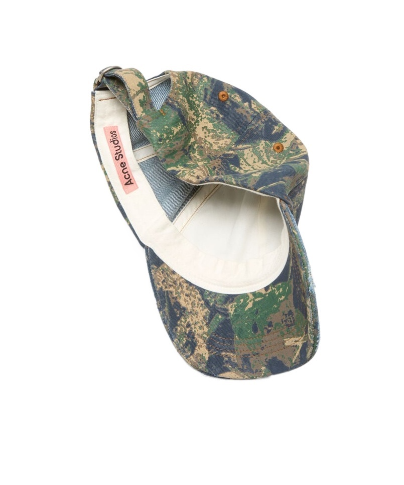 Acne Studios Pattern Hat In Nude