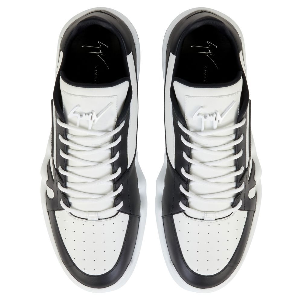 Shop Giuseppe Zanotti Talon Low-top Sneakers In White