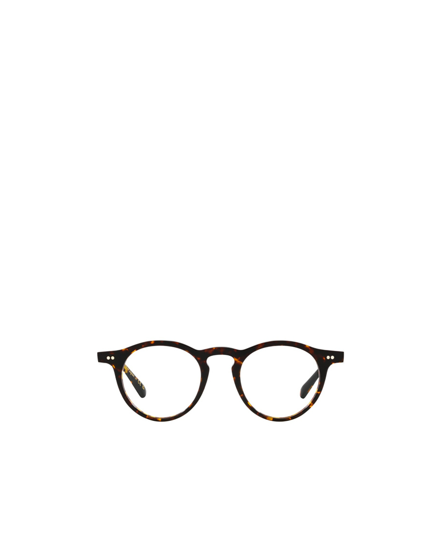 Oliver Peoples Tortoiseshell Club Round-frame Glasses In Brown