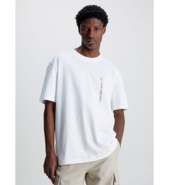 Calvin Klein Jeans Est.1978 Logo-print Cotton T-shirt In White