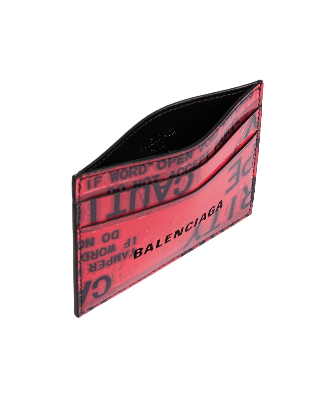 Balenciaga Tape Type Card Holder In Multi