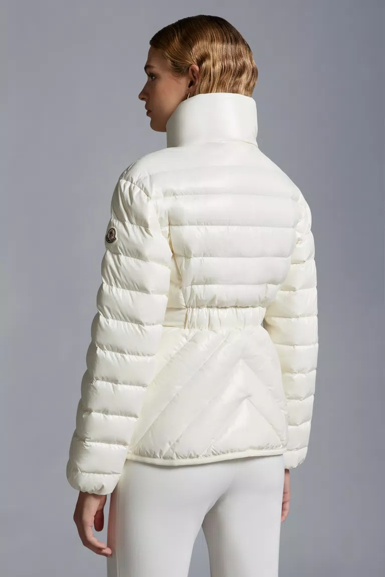 Moncler Abante Quilted Puffer Jacket In White