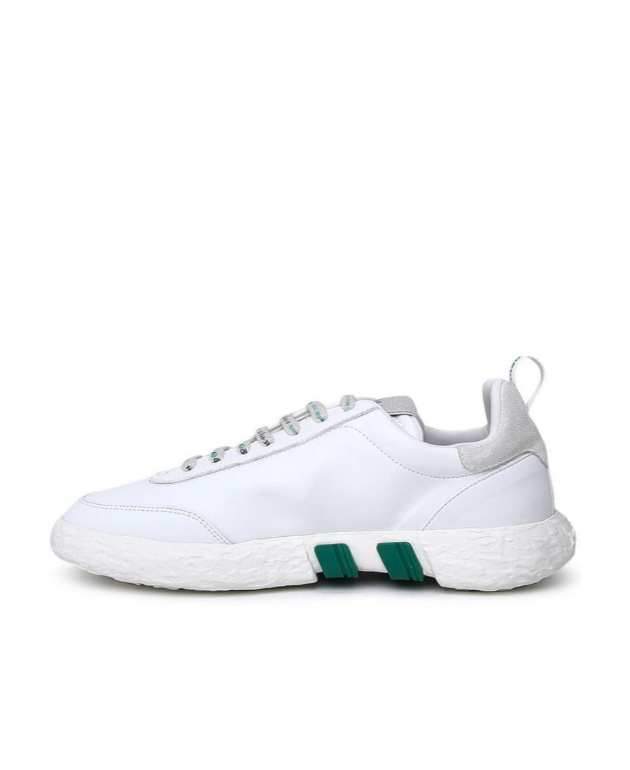 Hogan Leather 3r Low-top Sneakers With Rubber Sole In Gray