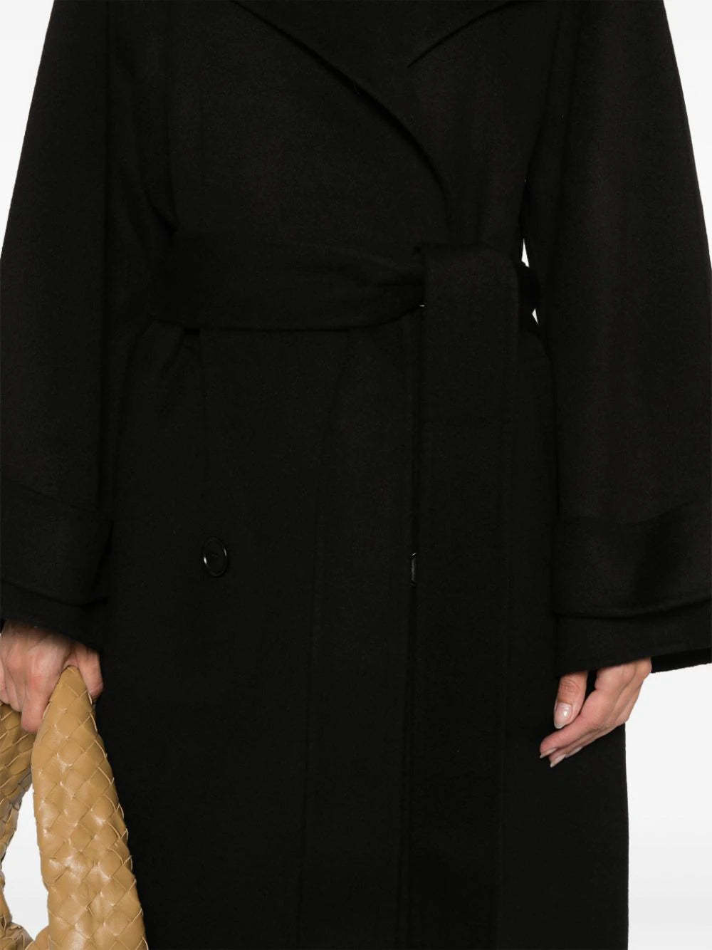 Joseph Long-sleeved Coat In Black